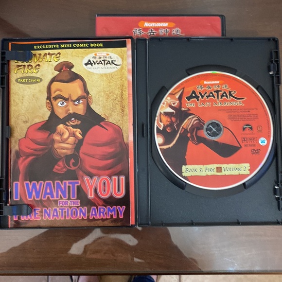 Avatar The Last Airbender DVD Book 3 Fire Volumes 1 - 4 Set Nickelodeon - Picture 8 of 13